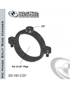 No Hinge Split Ring Hanger From Stainless Type 316 For 2-1/2 in. Pipe