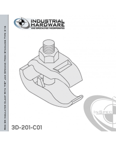 Parallel Clamp From Stainless Type 316 For 3/4 in. Pipe