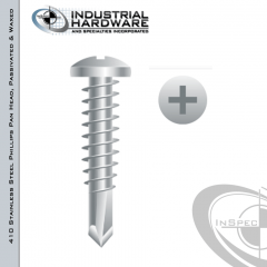 4P116, stainless steel screws, 10-16 x 2 stainless steel fasteners