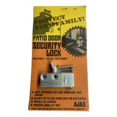 Ajax Adjustable Patio Door Security Lock No. 620 Front View