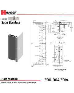 2BP-109266,PS904079032D000JJ1,798550092667,790-904 79" US32D MSTX MSTX 1PK