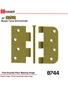 Hager 8744 US2D Full Mortise Hinge Stock No 029630