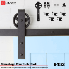 Hager 9453 Conestoga 5" Hook Stock No 188468