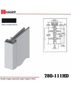 Hager 780-111HD BLA Concealed Leaf Hinge Stock No 164916