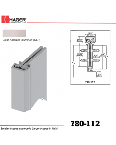 Hager 780-112 CLR Concealed Leaf Hinge Stock No 161234