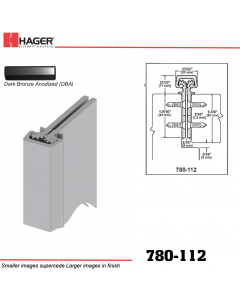 Hager 780-112 DBA Concealed Leaf Hinge Stock No 184003