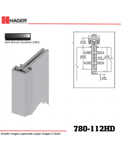 Hager 780-112HD DBA Concealed Leaf Hinge Stock No 184013