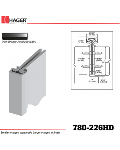 Hager 780-226HD DBA Concealed Leaf Hinge Stock No 194850