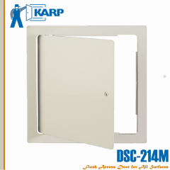 Karp DSC-214M 48 in. x 24 in. Steel Ceiling/Wall Access Door-Ilco Rim Cylinder With Night Latch-Anchor Straps-Safety Chain