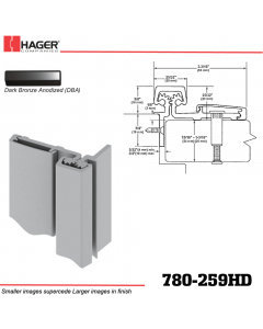 Hager 780-259HD DBA Half Surface Leaf Hinge Stock No 195280