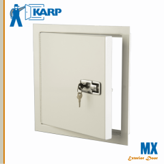 2F-MX3636-RCNL-B,Karp MX 36 in. x 36 in. Exterior Wall Access Door-Best Rim Cylinder With Night Latch,INSULATED EXTERIOR ACCESS DOOR