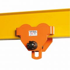 Bison PT005: 1/2 Ton Push Travel Trolley Beam Width 2.68 - 4.96