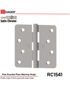 Hager 1541 US26D Full Mortise Hinge Stock No 030227