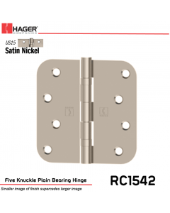 Hager 1542 US15 Full Mortise Hinge Stock No 038119