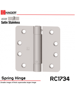 Hager 1734 US32D Full Mortise Hinge Stock No 169906