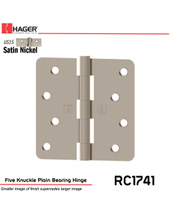 Hager 1741 US15 Full Mortise Hinge Stock No 030652