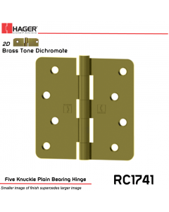 Hager 1741 US2D Full Mortise Hinge Stock No 029673