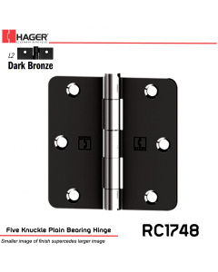 Hager 1748 L2 Full Mortise Hinge Stock No 030704