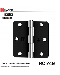 Hager 1749 L1 Full Mortise Hinge Stock No 033642