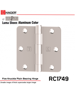 Hager 1749 LS Full Mortise Hinge Stock No 033532