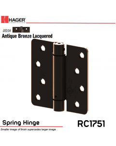 Hager 1751 US10A Full Mortise Hinge Stock No 170223