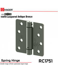 Hager 1751 US10R Full Mortise Hinge Stock No 170224