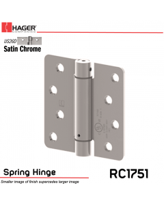 Hager 1751 US26D Full Mortise Hinge Stock No 170229