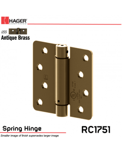 Hager 1751 US5 Full Mortise Hinge Stock No 170236