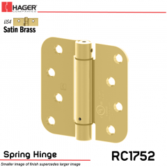 Hager 1752 US4 Full Mortise Hinge Stock No 170460