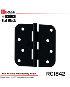 Hager 1842 US1D Full Mortise Hinge Stock No 035458