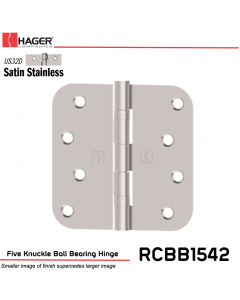 Hager 1542 US32D Full Mortise Hinge Stock No 074724