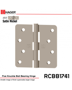 Hager 1741 US15 Full Mortise Hinge Stock No 034510