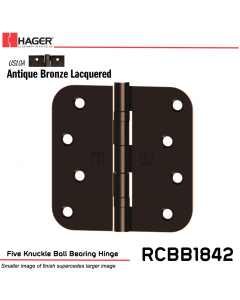 Hager 1842 US10A Full Mortise Hinge Stock No 034519