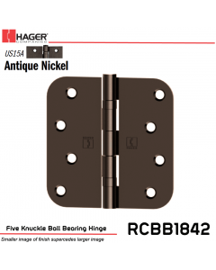 Hager 1842 US15A Full Mortise Hinge Stock No 034524