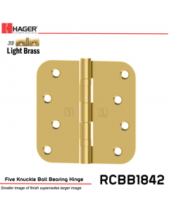 Hager 1842 US3LB Full Mortise Hinge Stock No 034528