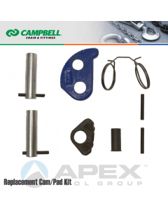 Campbell #6506001 Repair Cam/Pad Kit For 1/2 Metric Ton WLL GX Clamps