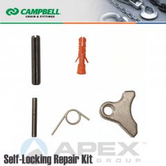 Campbell #5788695 3/8 in. Repair Kit Self Locking Hooks - Grade 100