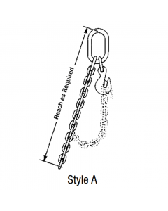 Single Adjustable Loop - Chain Slings-Single Adjustable Loop Type A