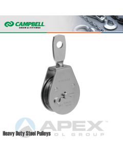 Campbell T7550303 2-1/2 in. Single Sheave Swivel Eye Pulley