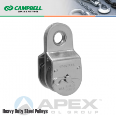 Campbell T7550421 1-1/2 in. Double Sheave Fixed Eye Pulley