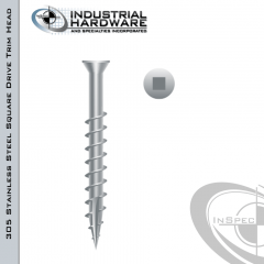 X3QSS, stainless steel screws, 7 x 3 stainless steel fasteners