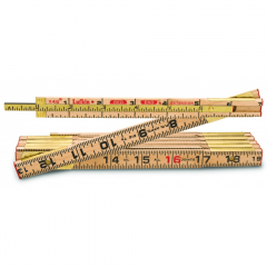 Lufkin X48N 5/8 in. x 8 ft. Red End Wood Rule with 6 in. Slide Rule Extension