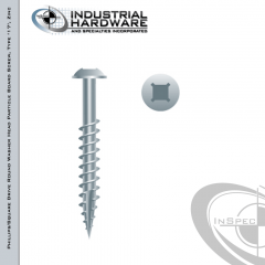 X848RWZ, wood-working screws, 8 x 3 wood-working fasteners