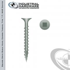 XQ1031W, outdoor screws, 10 x 3-1/2 outdoor fasteners