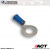 ACT AL-R4B-56-N-C Blue Double Crimp Nylon Ring Terminal 16-14 AWG 1000 pc/Case