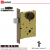 Hager 3860 US10B Mortise Deadlock Stock No 146192