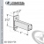 Single Channel Interlocking Bracket (Opening Up) From Steel-E.G. (Zinc Plated) For All Strut X 6 in. Long