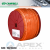 Campbell Chain #7000797 3/16 in. High Strength Cable - Galvanized Steel - Hi Viz Orange Vinyl Coating - 840 lb SWL - 250 ft/Reel