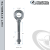 N2022-SS-6: 5/16-18 x 6 in Long with 3 in Thread Shoulder Pattern Eyebolt with Nut SS Type 304 - Made in the USA