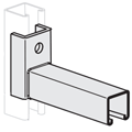 Single Channel Clevis Bracket with opening facing down